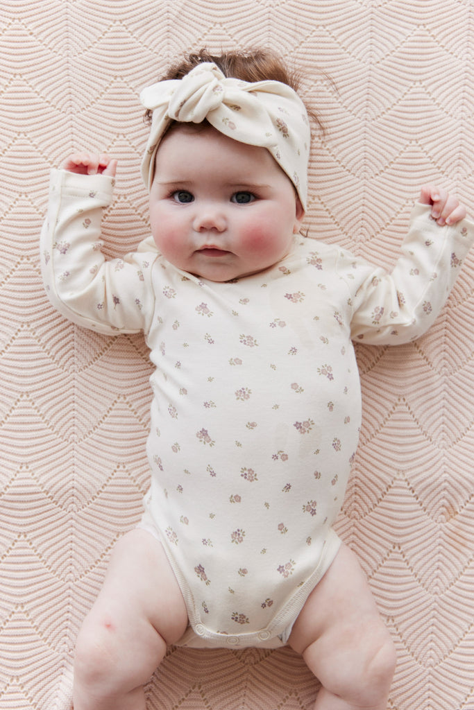 Jamie Kay Organic Cotton L/S Bodysuit (Irina Tofu)