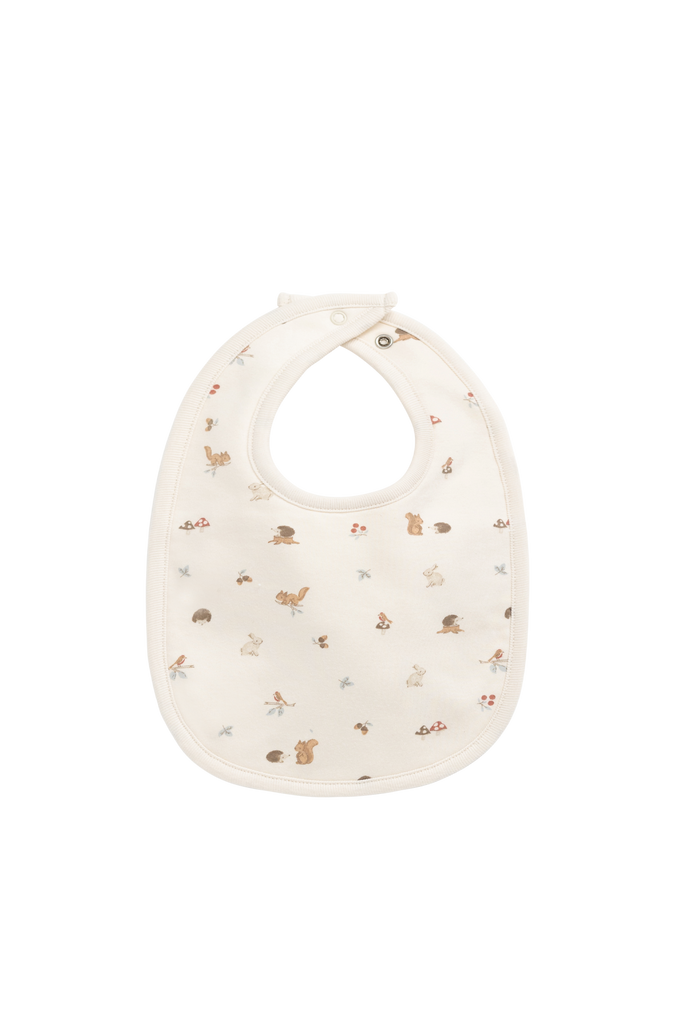 Jamie Kay Organic Cotton Bib (Forest Gathering)