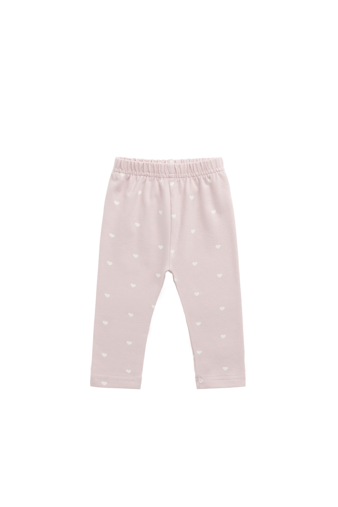 Jamie Kay Organic Cotton Everyday Leggings (Petite Heart Old Rose)