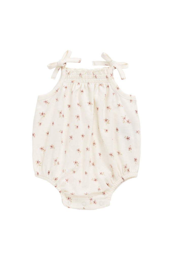 Jamie Kay Cassie Playsuit (Simple Flowers Egret)