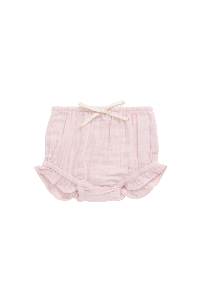 Jamie Kay Organic Cotton Muslin Frill Bloomers (Poppy)