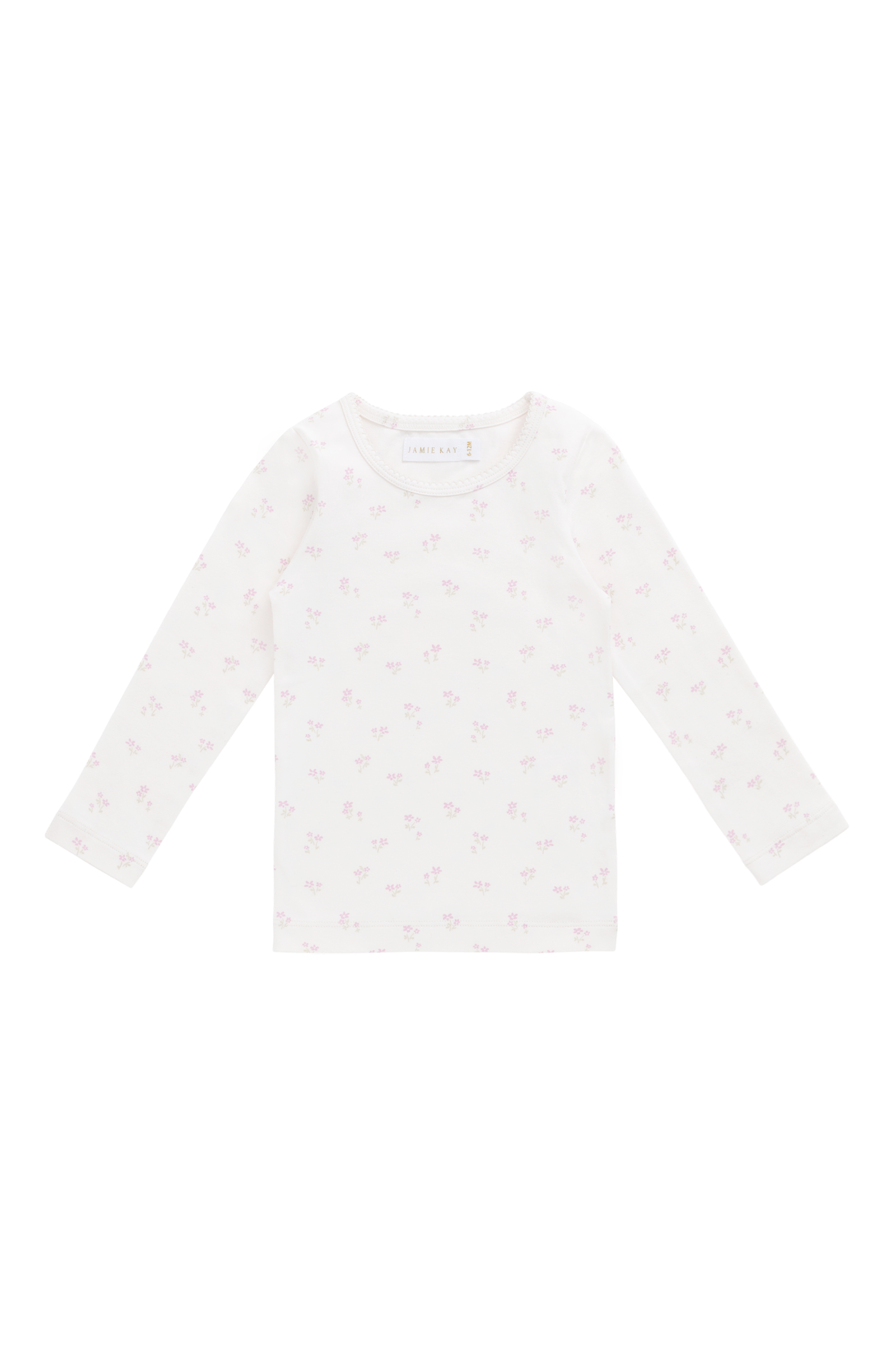 Jamie Kay Organic Cotton L/S Top (Pauline Pink)