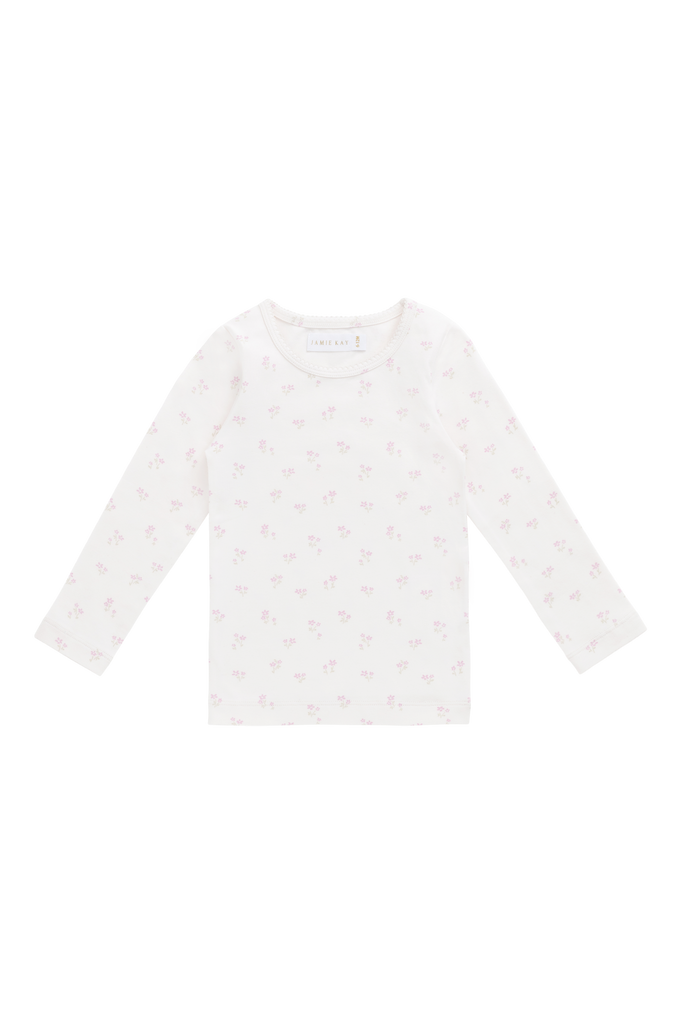 Jamie Kay Organic Cotton L/S Top (Pauline Pink)