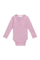 Jamie Kay Organic Cotton Modal L/S Bodysuit (Dahlia)