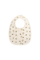 Jamie Kay Organic Cotton Bib (Honey Bear Cloud)