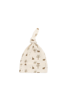 Jamie Kay Organic Cotton Knot Beanie (Honey Bear Cloud)