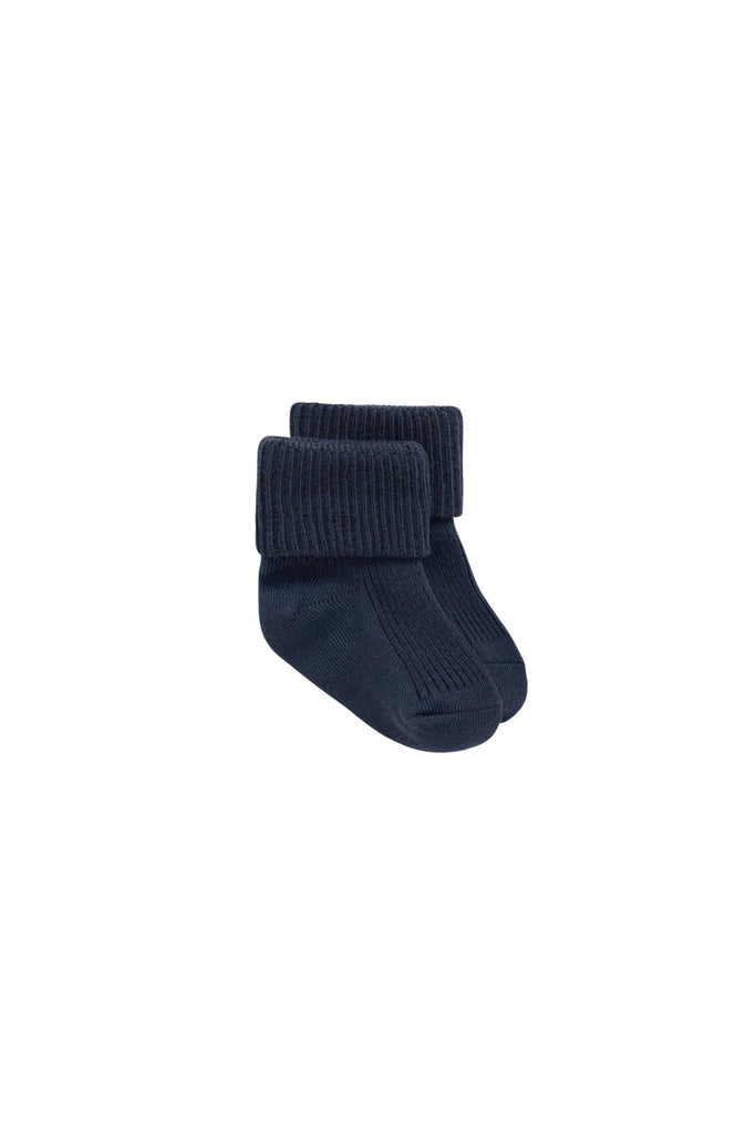 Jamie Kay Classic Rib Socks (Charter)