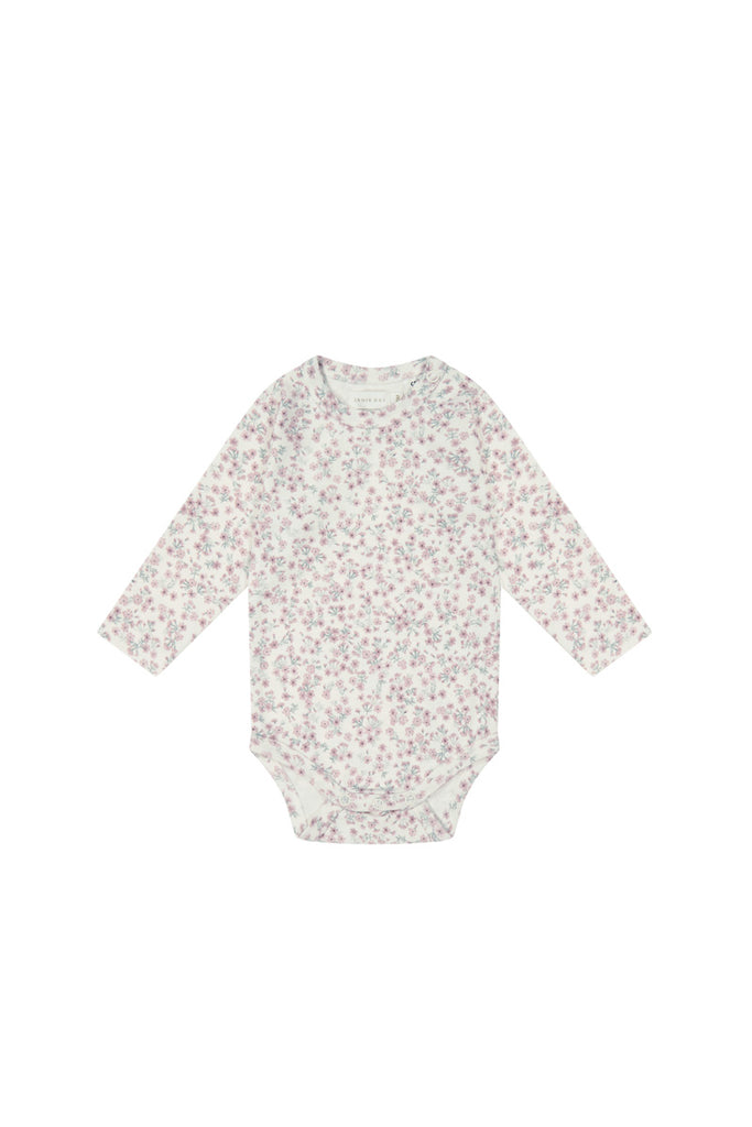 Jamie Kay Organic Cotton L/S Bodysuit (Posy Floral)