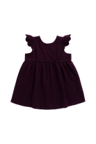 Jamie Kay Organic Cotton Muslin Lace Dress (Fig)