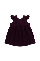 Jamie Kay Organic Cotton Muslin Lace Dress (Fig)
