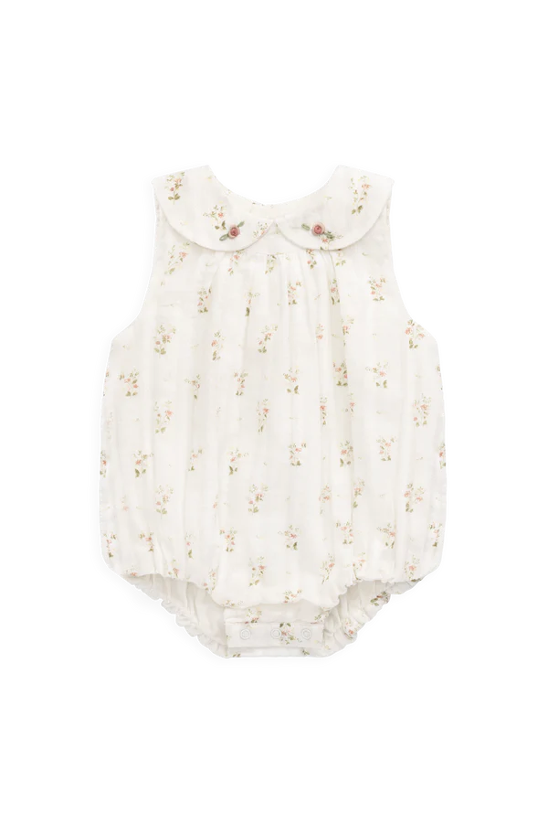 Jamie Kay Organic Cotton Brynlee Playsuit (Josepha Egret)