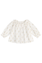 Jamie Kay Organic Cotton Brynlee Top (Josephine Egret) - Baby