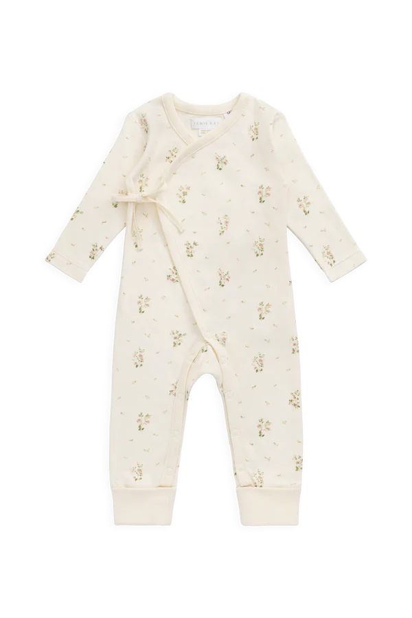 Jamie Kay Organic Cotton Estelle Onepiece (Josepha Egret Small)