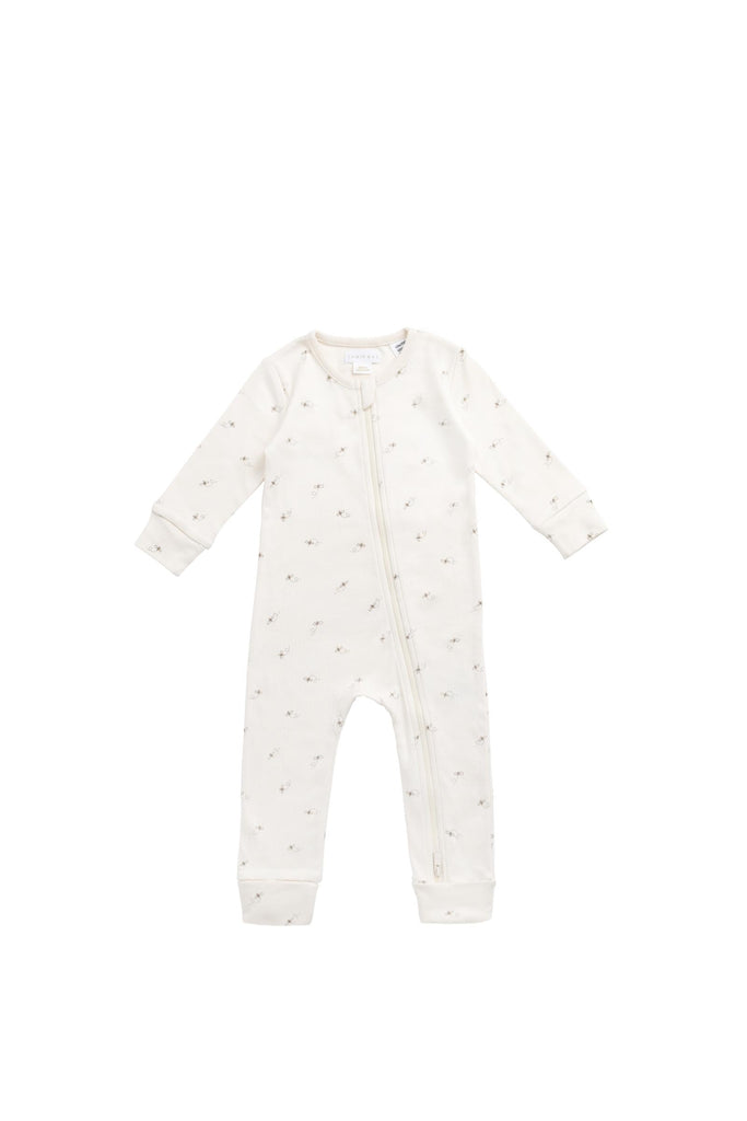 Jamie Kay Organic Cotton Reese Zip Onepiece (Bumblebees)