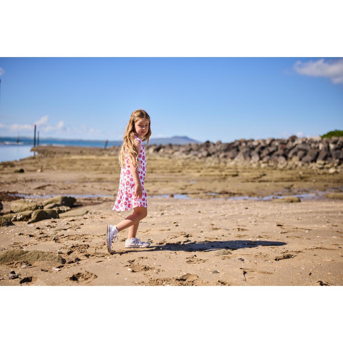 Radicool Kids Daisies Sleeveless Frill Dress