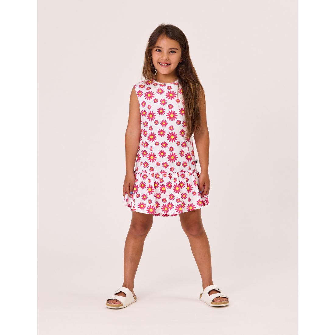 Radicool Kids Daisies Sleeveless Frill Dress
