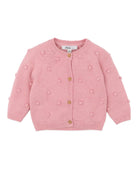Bebe Charlie Bobble Knitted Cardigan (Blossom)