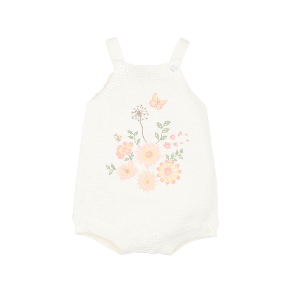 Bebe Lara Embroidered Knitted Bodysuit