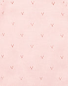 Bebe Organic Pink Pointelle Cardigan