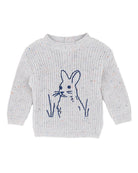 Bebe Bunny Hand Embroidered Knit Jumper