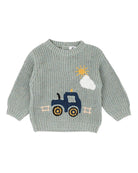 Bebe Hunter Tractor Knitted Jumper