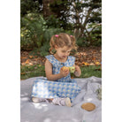 Milky Daisy Check Dress