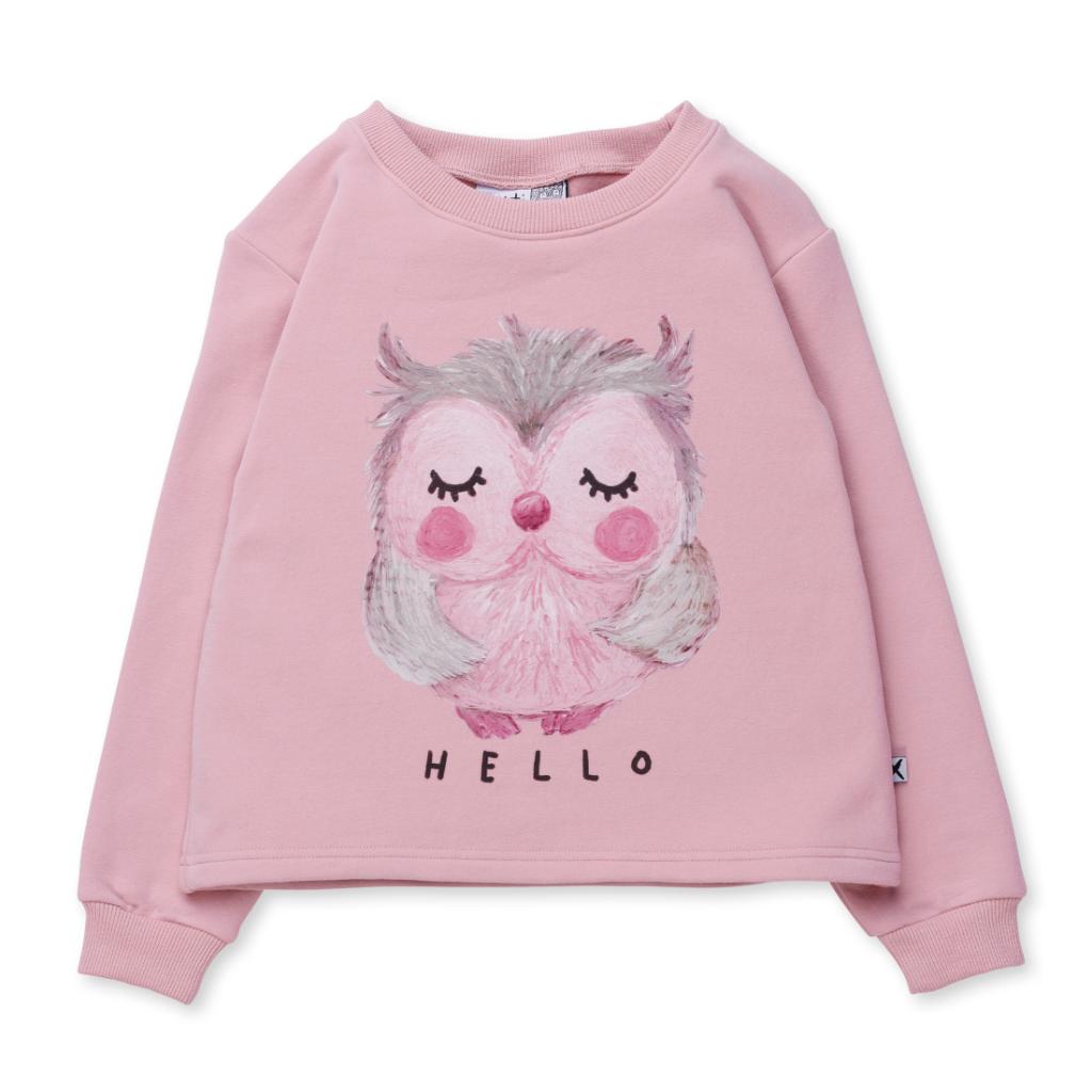 Minti Painted Owl Furry Crew (Muted Pink)