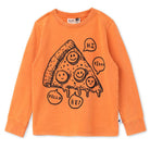 Minti Friendly Pizza Tee (Orange Wash)