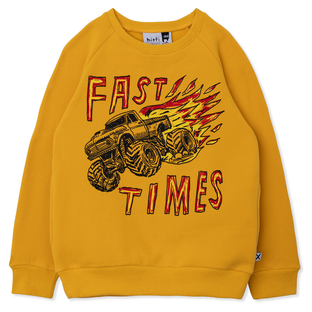 Minti Fast Times Furry Crew (Mustard)