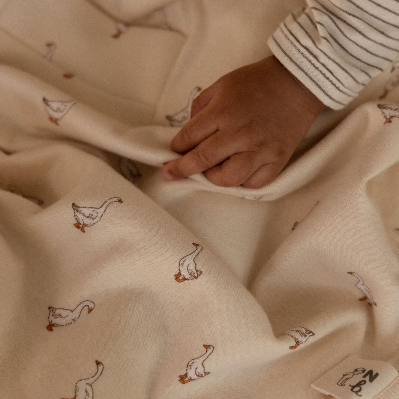 Nature Baby Organic Cotton Sleeping Bag (Goosey Print)