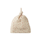Nature Baby Organic Cotton Pointelle Knotted Beanie (Dandelion Print)