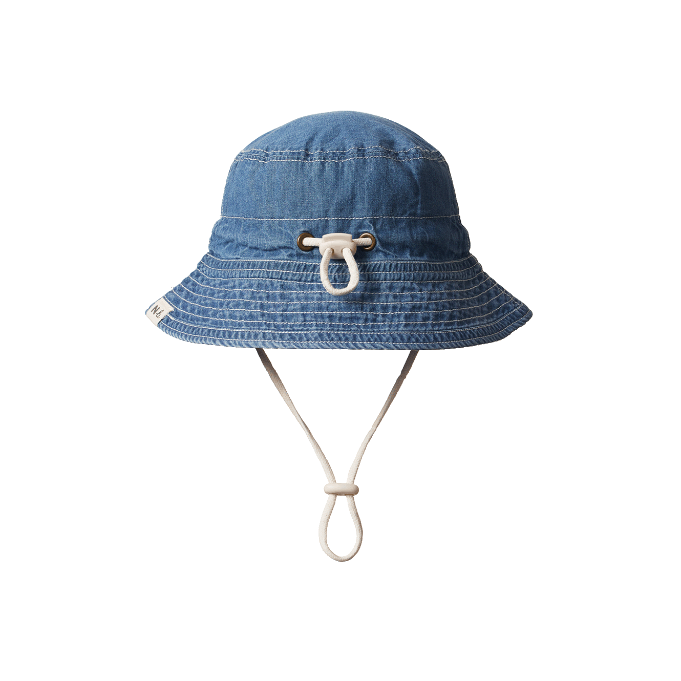 Nature Baby Bucket Sunhat Chambray (Sky)