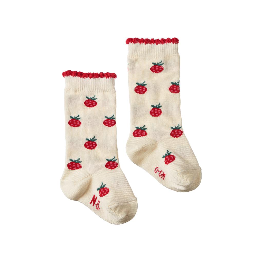 Nature Baby Organic Cotton Socks (Raspberries)