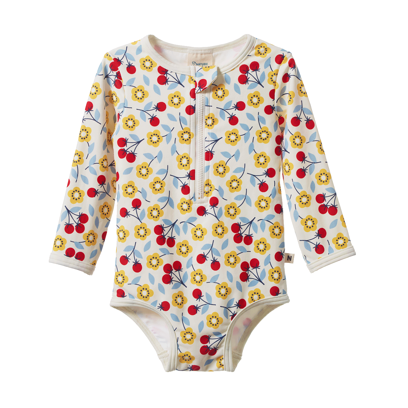Nature Baby One Piece Bathing Swimsuit (Kitchen Garden Print)