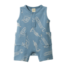 Nature Baby Organic Cotton Camper Suit (Jazz Print)