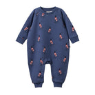 Nature Baby LS Juno Romper (Best Friend Indigo Print)