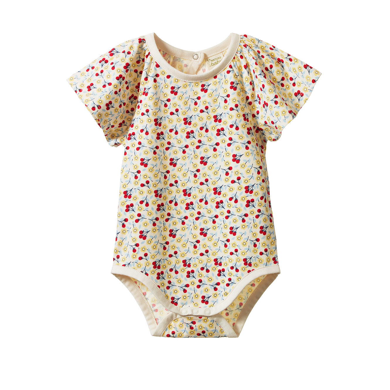 Nature Baby Faye Bodysuit (Kitchen Garden Print)