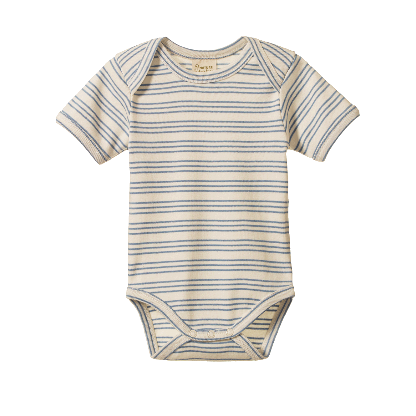 Nature Baby Organic Cotton S/S Bodysuit (Stripe Trio)