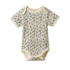 Nature Baby Organic Cotton S/S Bodysuit (Briarwood Print)