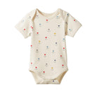 Nature Baby Organic Cotton S/S Bodysuit (Delphine Print)