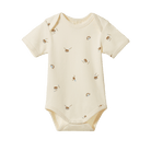 Nature Baby Organic Cotton S/S Bodysuit (Mini Music Print)
