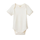 Nature Baby Organic Cotton S/S Bodysuit (Natural)