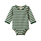 Nature Baby Stretch Jersey L/S Bodysuit (Eden Sea Stripe)