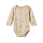 Nature Baby Organic Cotton L/S Bodysuit (Bramble Burrow Print)