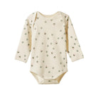 Nature Baby Organic Cotton L/S Bodysuit (Lucky Print)
