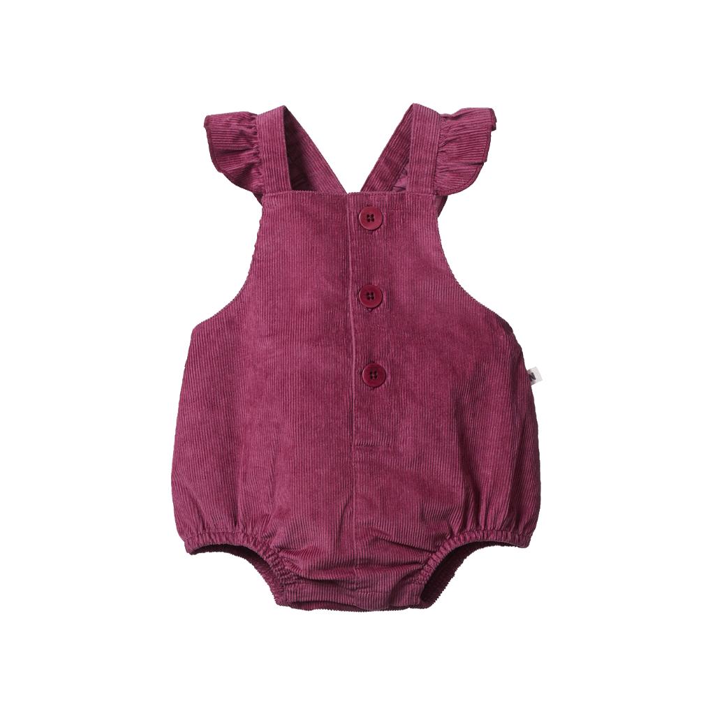 Nature Baby Cord Orchard Suit (Rhubarb)