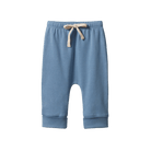 Nature Baby Organic Cotton Drawstring Pants (Jetty)