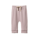 Nature Baby Organic Cotton Drawstring Pants (Lilac)