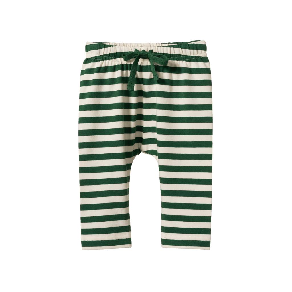 Nature Baby Organic Cotton Sunday Pants (Eden Sea Stripe)