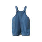 Nature Baby Tucker Shortie Overalls Chambray (Sky)